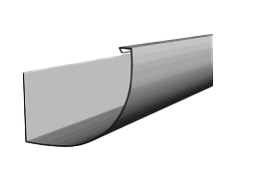 quarter round gutter system